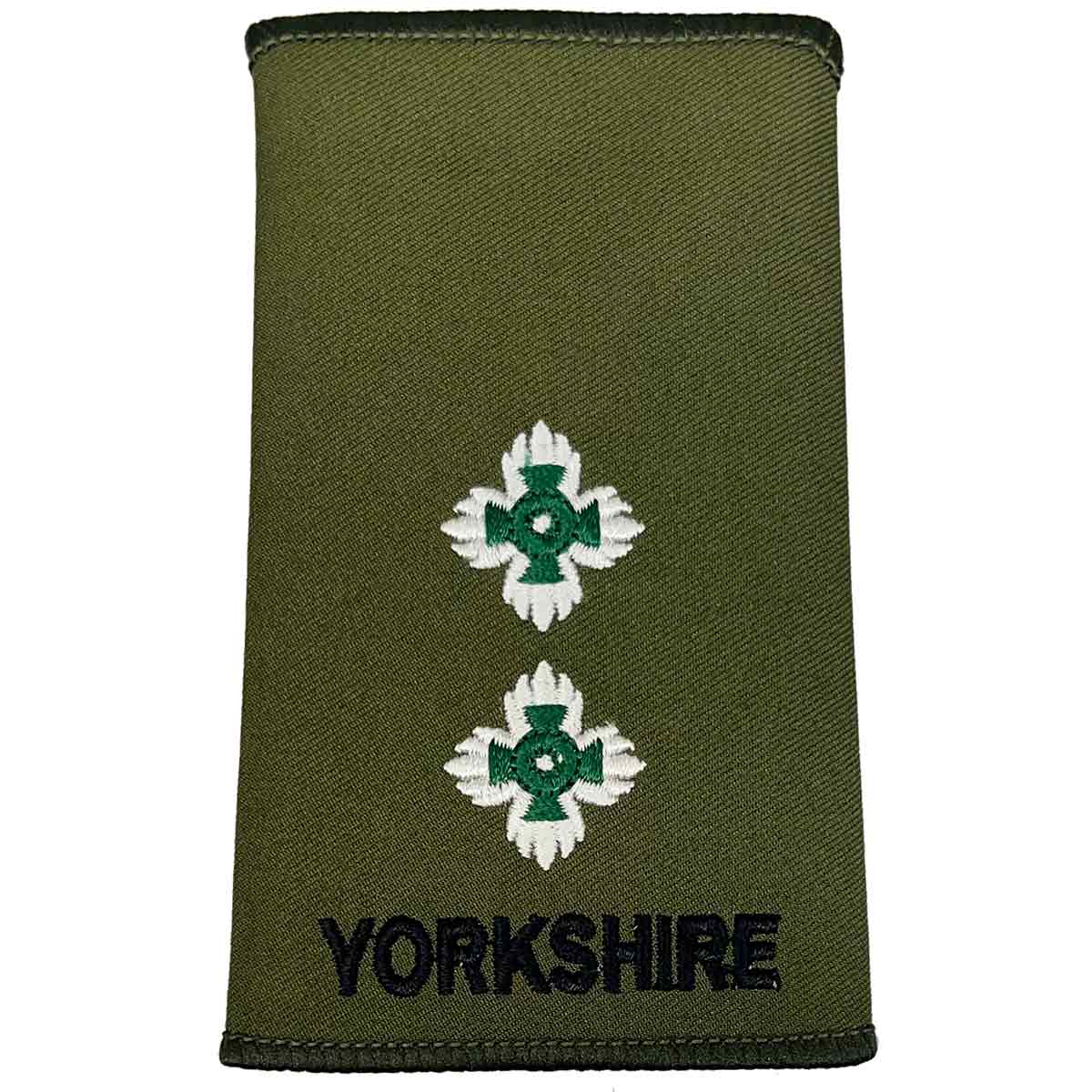 Yorkshire Regiment Olive Green Rank Slides (Pair) - Image 12