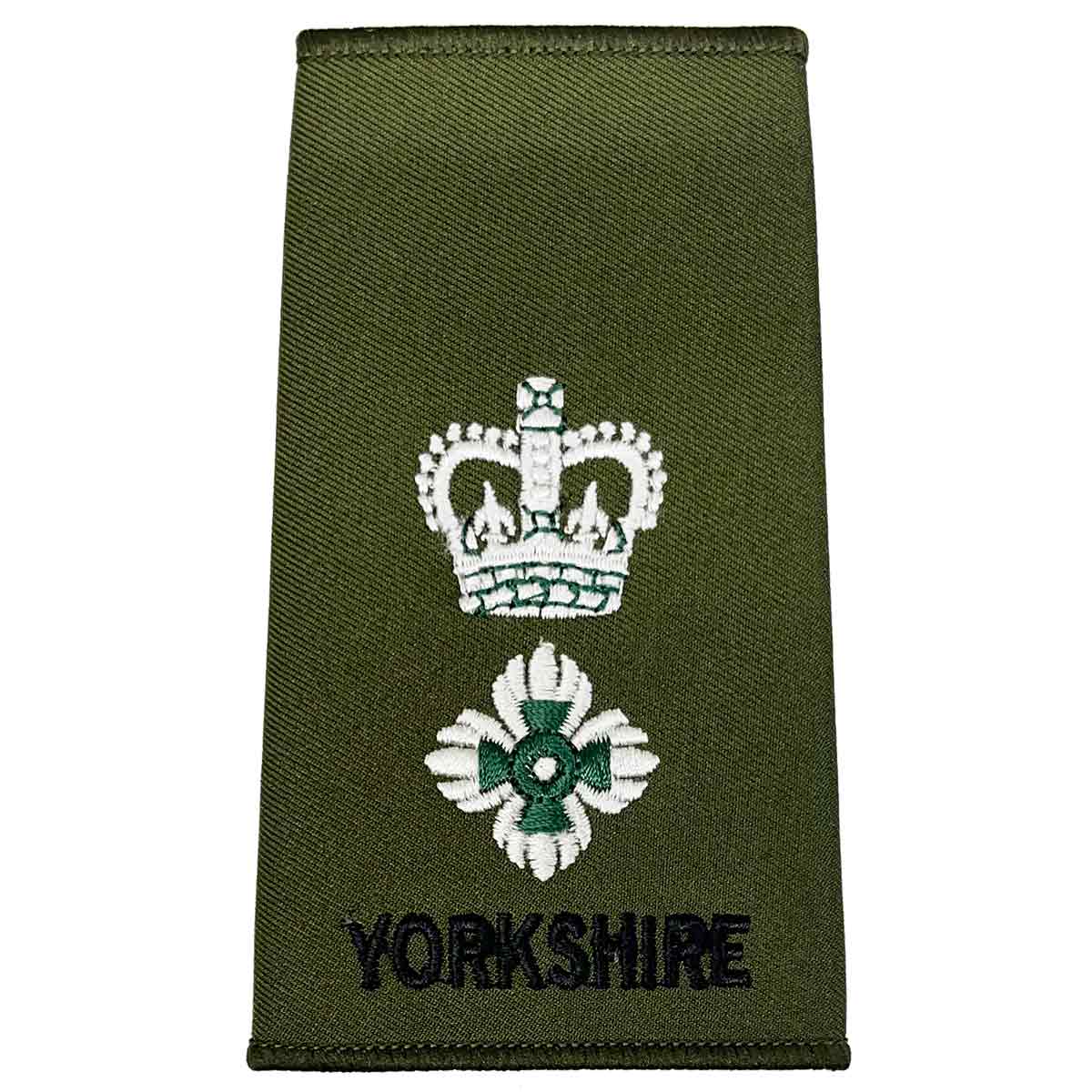 Yorkshire Regiment Olive Green Rank Slides (Pair) - Image 14